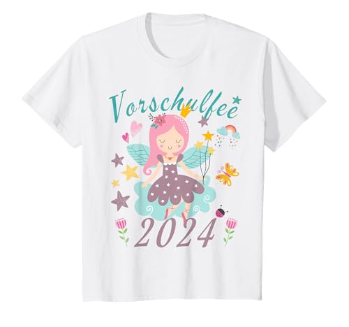 Boho Fee Vorschulkind 2024 Mädchen Einschulung Vorschule T-Shirt Boho Fee Vorschulkind 2024 Mädchen Einschulung Vorschule T-Shirt von Einschulung Vorschule Mädchen T-Shirt Vorschulkind