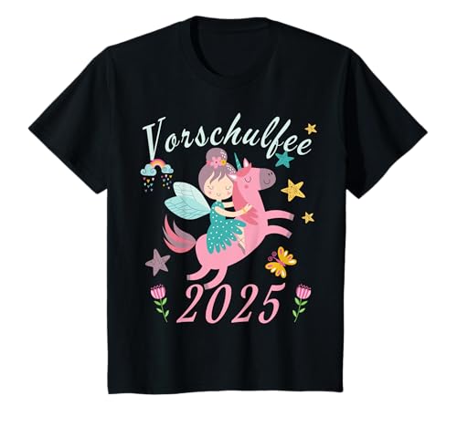 Kinder Boho Fee Vorschulkind 2025 Mädchen Einschulung Vorschule T-Shirt von Einschulung Vorschule Mädchen T-Shirt Vorschulkind