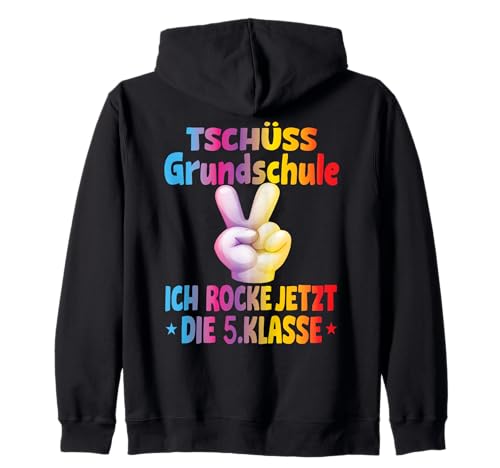 Einschulung 5.Klasse Schulstart 2025 Schule Kinder Jungs Kapuzenjacke von Einschulungsgeschenk 5. Klasse Jungen & Mädchen