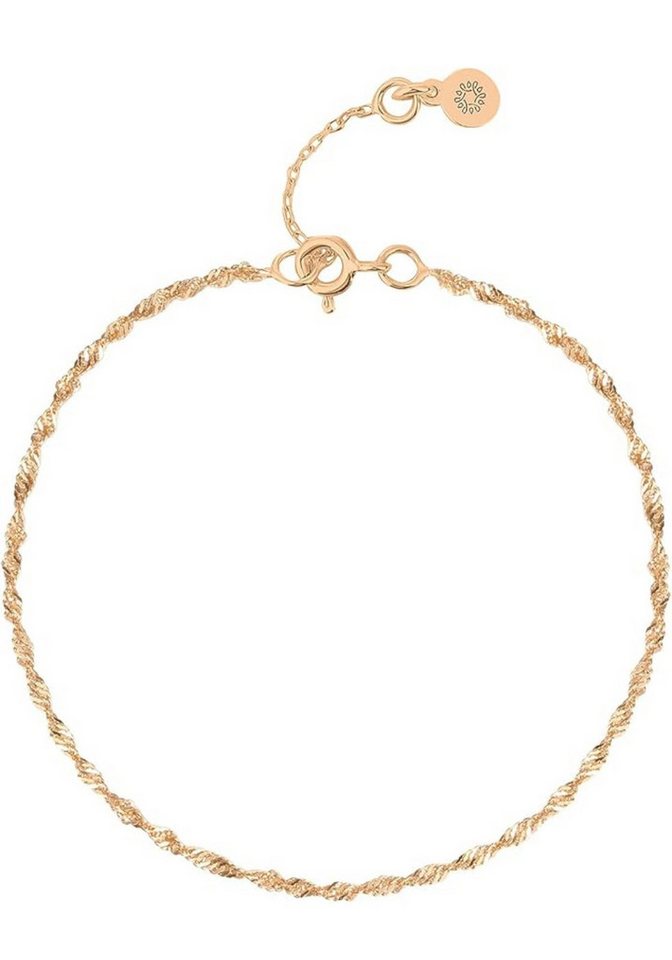 Einzelstück Armband Armband Memory gedrehtes Silberarmband 925 Sterling Silber von Einzelstück