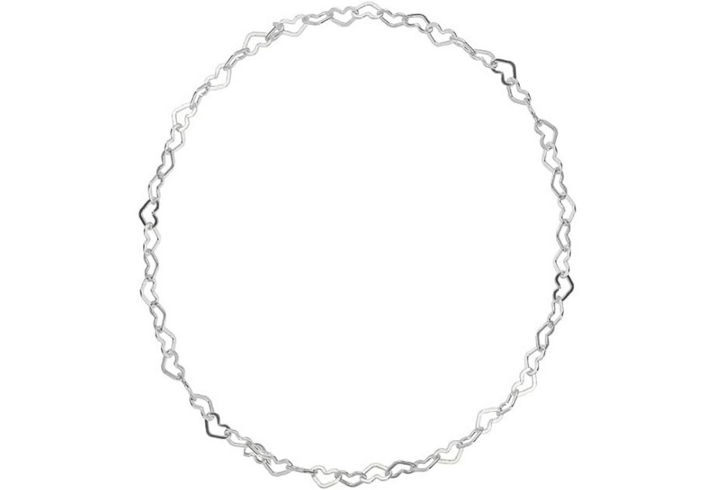 Einzelstück Armband Locked Hearts Herz Armband 925 Sterling Silber von Einzelstück