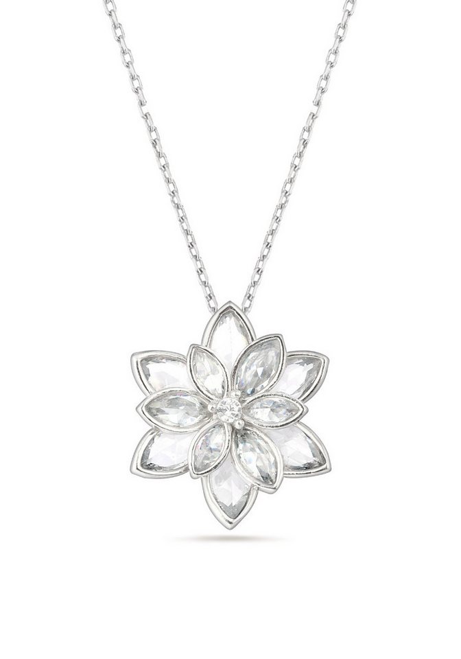 Einzelstück Charm-Kette Halskette Pure Lotus 925 Sterling Silber von Einzelstück