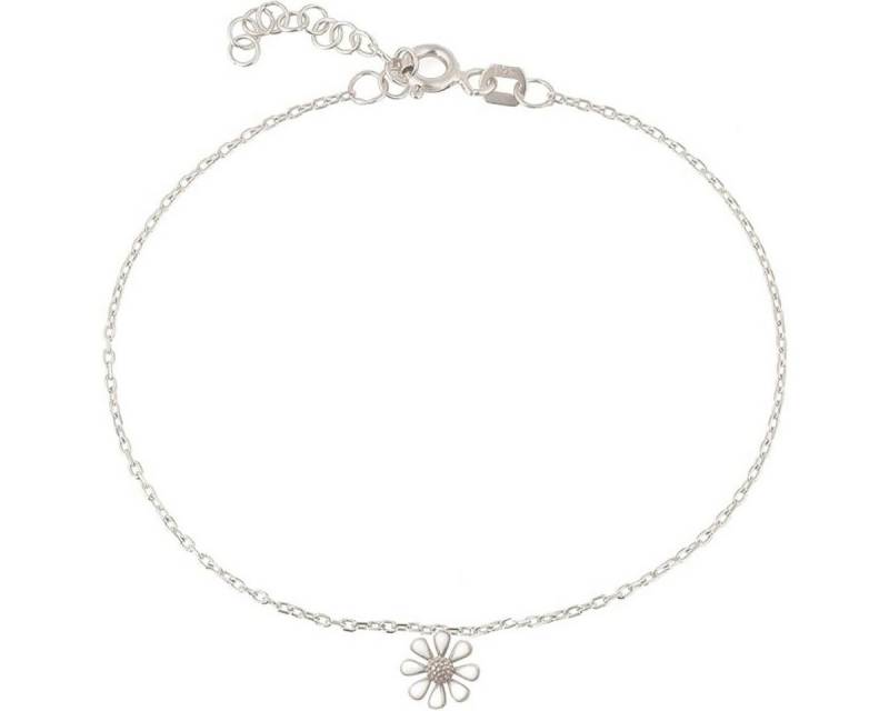 Einzelstück Fußkette mit Anhänger Fußkette Fußkettchen mit Anhänger Blume Daisy von Einzelstück