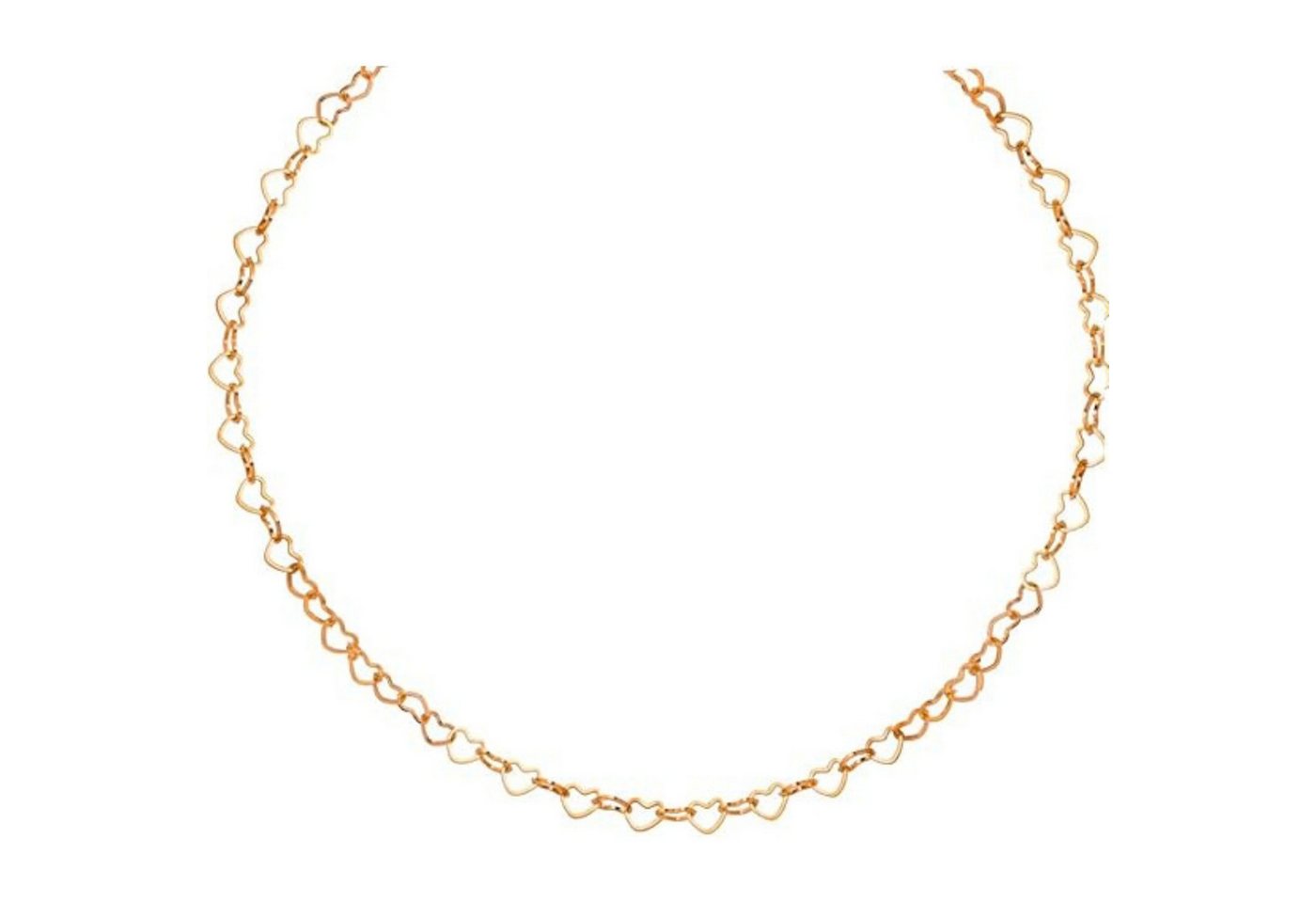 Einzelstück Kette ohne Anhänger Herz Halskette 925 Silber Längenverstellbar 45cm 43cm 40cm von Einzelstück