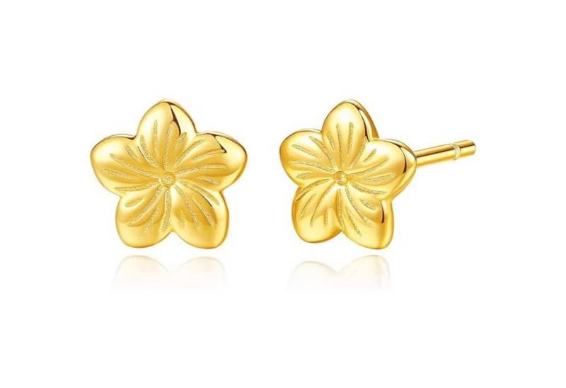 Einzelstück Ohrring-Set Ohrringe mit kleinen Blumen von Einzelstück