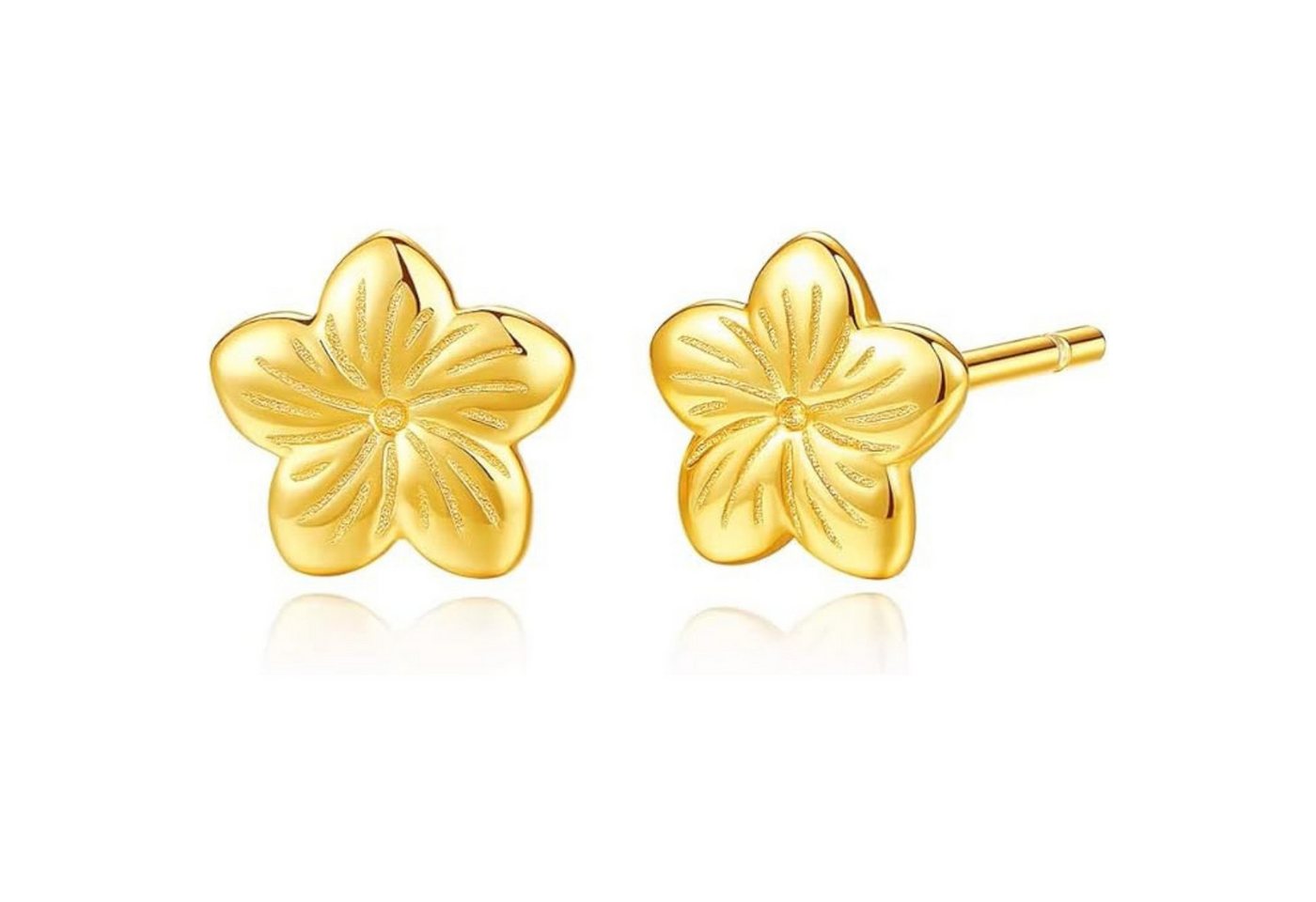 Einzelstück Ohrring-Set Ohrringe mit kleinen Blumen von Einzelstück