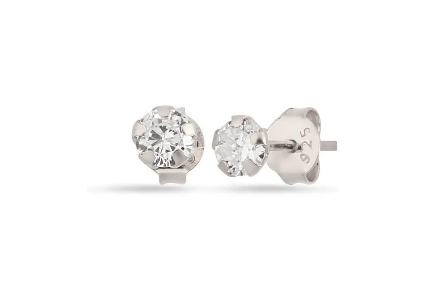 Einzelstück Paar Ohrstecker Ohrstecker Crystal Stone von Einzelstück