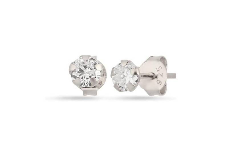 Einzelstück Paar Ohrstecker Ohrstecker Crystal Stone von Einzelstück