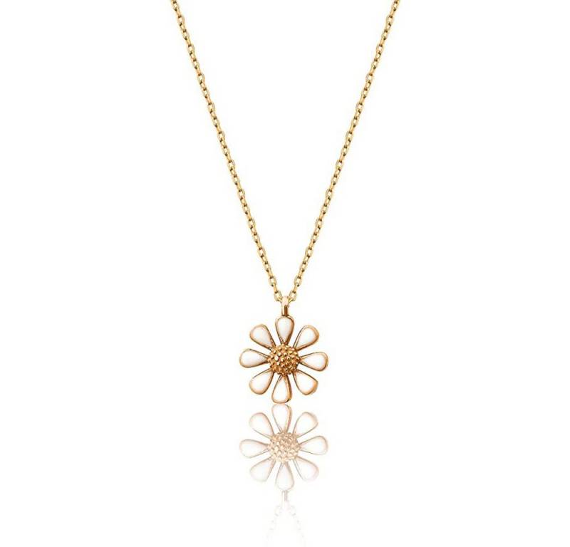 Einzelstück Schmuckset Gänseblümchen Halskette/Ohrstecker/Armband Blume Blümchen Daisy von Einzelstück