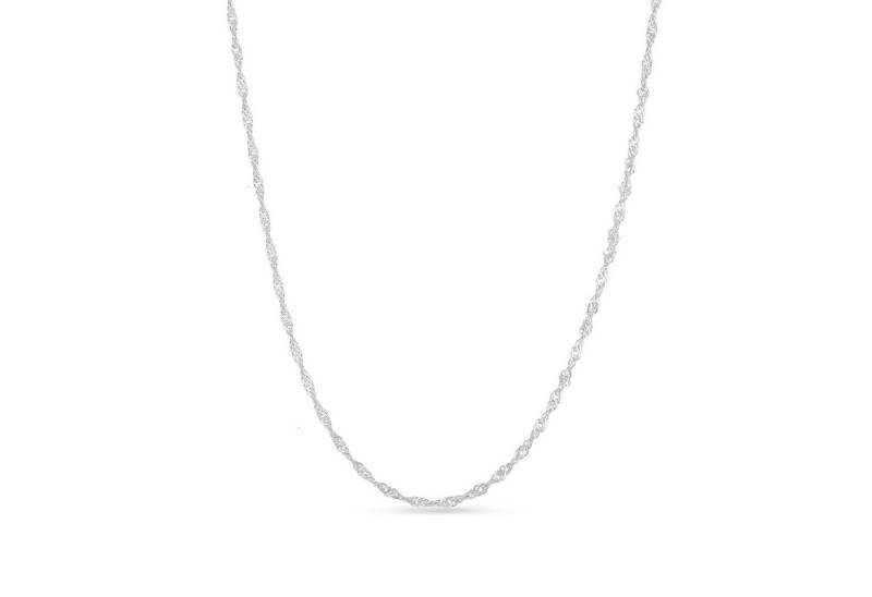 Einzelstück Silberkette Halskette Singapurkette 925 Sterling Silber minimalistisch Memory von Einzelstück