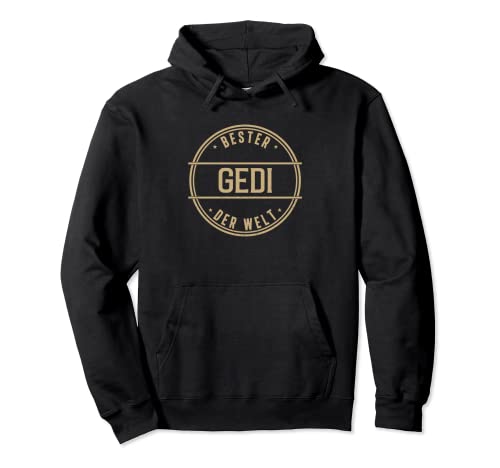 Bester Gedi Der Welt Lustiges Männer Namen Pullover Hoodie von Einzigartige Namenschilder Geschenke für Männer