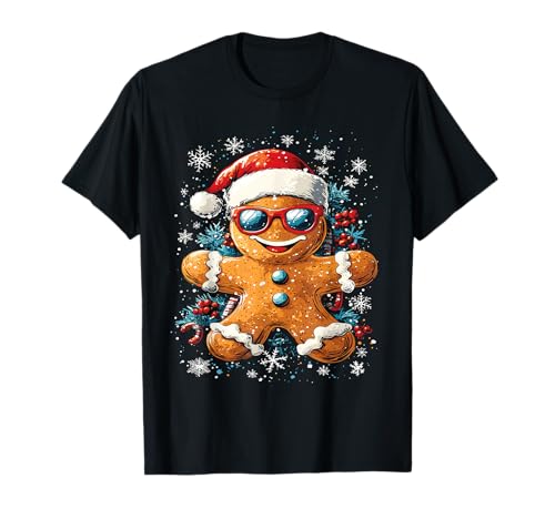 Lustiges Weihnachten Motiv Lebkuchenmann Gingerbread Man T-Shirt von Einzigartige Weihnachtsdesigns
