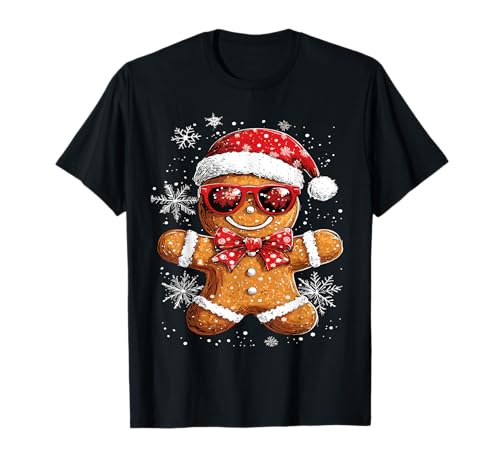 Lustiges Weihnachten Motiv Lebkuchenmann Gingerbread Man T-Shirt von Einzigartige Weihnachtsdesigns
