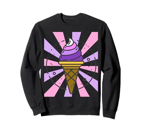 EIS Teenie Kinder Kind Mädchen Jungen Eiskrem Süßigkeiten Sweatshirt von Eis Eiscreme Eiskreme