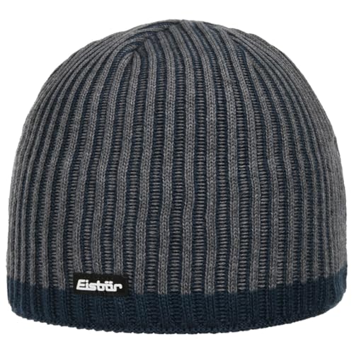Eisbär Alex Strickmütze Wintermütze Beanie Damen/Herren - Made in Italy Herrenmütze Herbst-Winter Winter - One Size Petrol von Eisbär