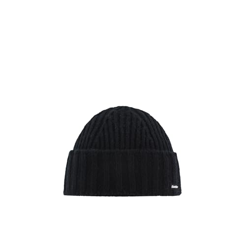 Eisbär Mütze Herren Basso Schwarz - weiche Fisherman Beanie für Männer - aus Merinowolle warme Strickmütze leicht und Bequeme Haube aus Österreich von Eisbär