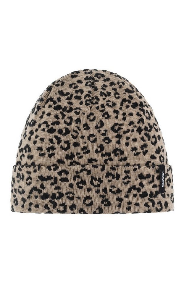 Eisbär Beanie Banto RL (Merinomix) sandbraun/schwarz - 1 Stück von Eisbär