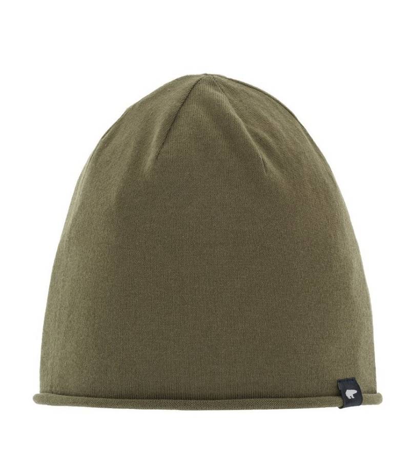 Eisbär Beanie Merinowolle Oversize Pulse khaki/grün Herren von Eisbär
