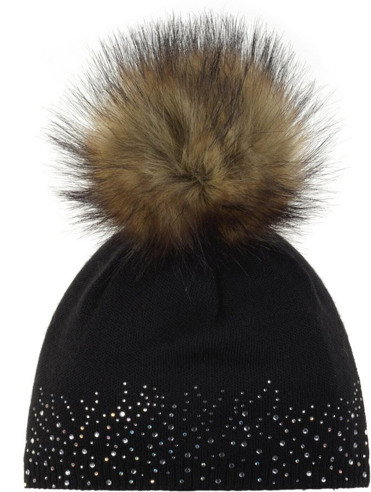Eisbär Beanie Nalin Lux Crystal MÜ SCHWARZ, REAL von Eisbär