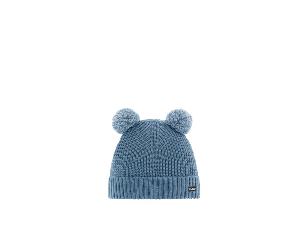 Eisbär Beanie PONTI POMPON KIDS STEEL BLUE/STEEL BLUE-WHITE Eisbär Beanie PONTI POMPON KIDS STEEL BLUE/STEEL BLUE-WHITE von Eisbär