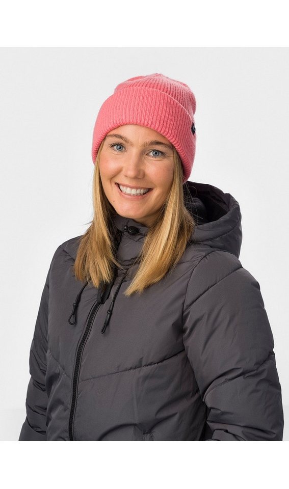 Eisbär Beanie Salma 2.0 - Merinomix, Rippstruktur - pink - 1 Stück von Eisbär