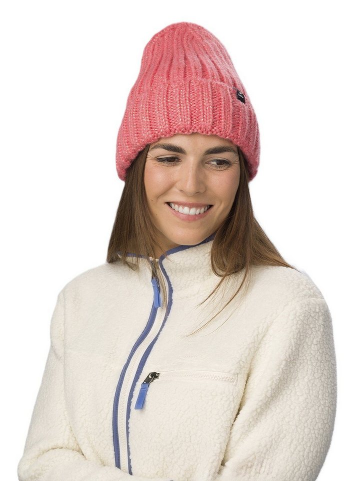Eisbär Beanie Wintermütze Alea - grobe Rippstruktur - Damen rosa - 1 Stück von Eisbär