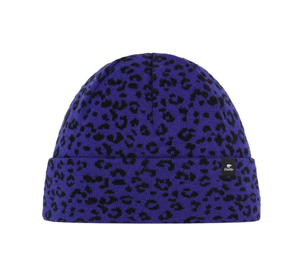 Eisbär Beanie Wintermütze Banto - Damen violett/schwarz - 1 Stück von Eisbär