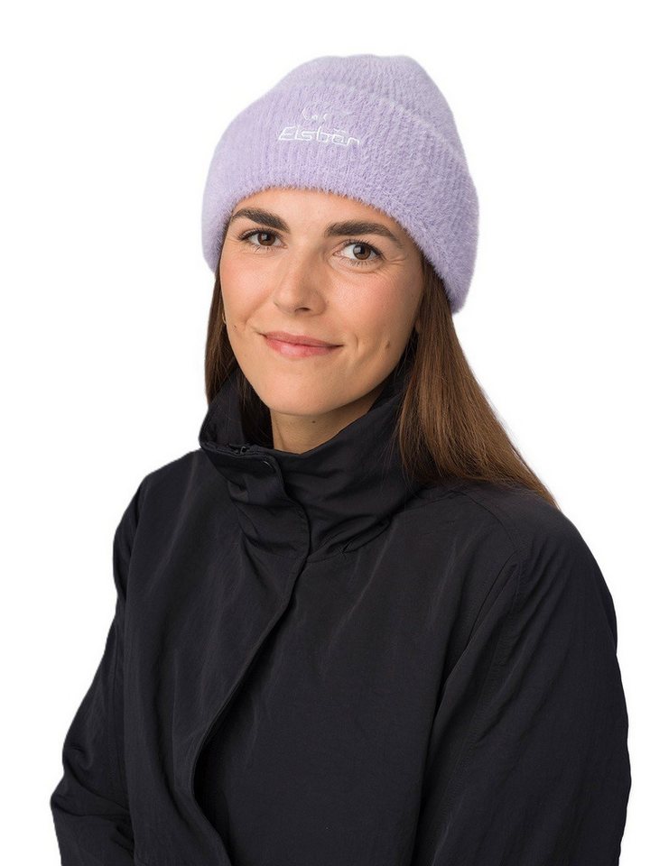 Eisbär Beanie Wintermütze Mana - Flauschige Textur - Damen violett - 1 Stück von Eisbär
