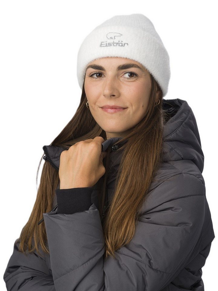 Eisbär Beanie Wintermütze Mana - Flauschige Textur - Damen weiss - 1 Stück Eisbär Beanie Wintermütze Mana - Flauschige Textur - Damen weiss - 1 Stück von Eisbär