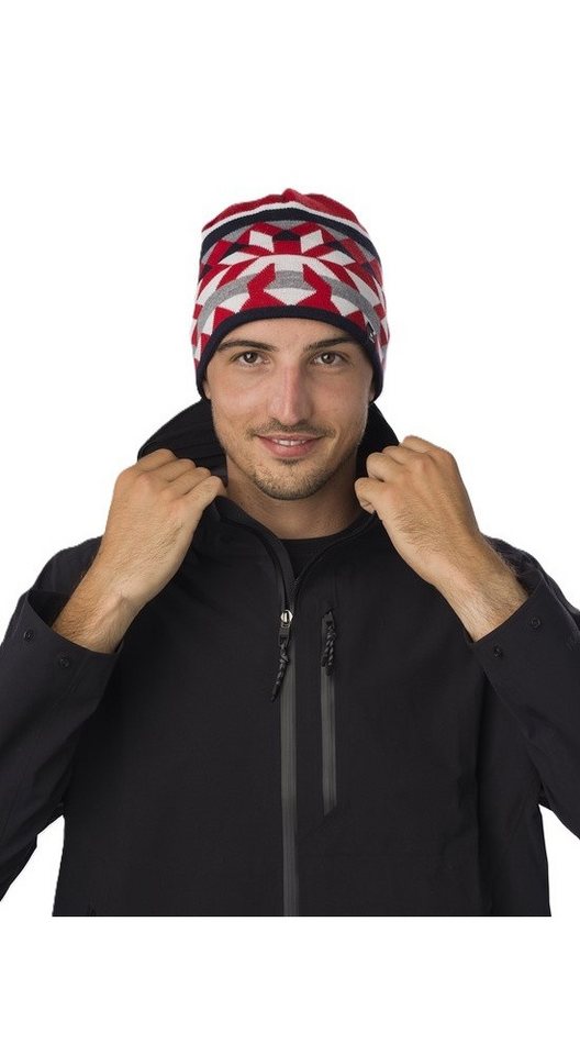 Eisbär Beanie Wintermütze Pixie - rot/blau - 1 Stück von Eisbär