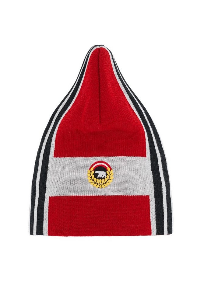 Eisbär Beanie Wintermütze Quan Oversize Fit - rot/weiss/schwarz - 1 Stück Eisbär Beanie Wintermütze Quan Oversize Fit - rot/weiss/schwarz - 1 Stück von Eisbär