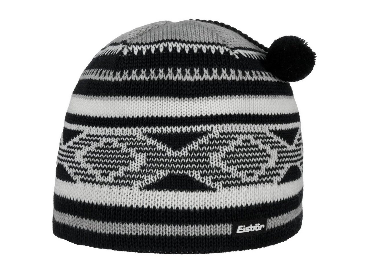 Eisbär Bommelmütze (1-St) Strickmütze mit Futter, Made in Austria von Eisbär