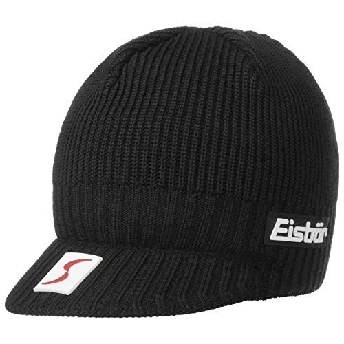 Eisbär Cap Skipool Strickmütze Skimütze Pull (One Size - schwarz) von Eisbär