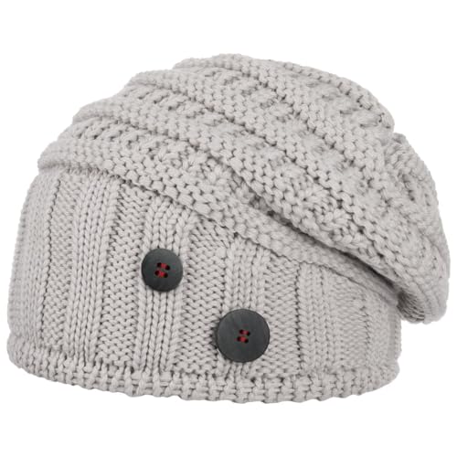 Eisbär Cullen Oversize Beanie Strickmütze Mütze Oversize-Mütze Skimütze Wintermütze Wollmütze Damen/Herren - Made in Italy Long mit Futter, Futter Winter Herbst-Winter - One Size hellgrau Eisbär Cullen Oversize Beanie Strickmütze Mütze Oversize-Mütze Skimütze Wintermütze Wollmütze Damen/Herren - Made in Italy Long mit Futter, Futter Winter Herbst-Winter - One Size hellgrau von Eisbär