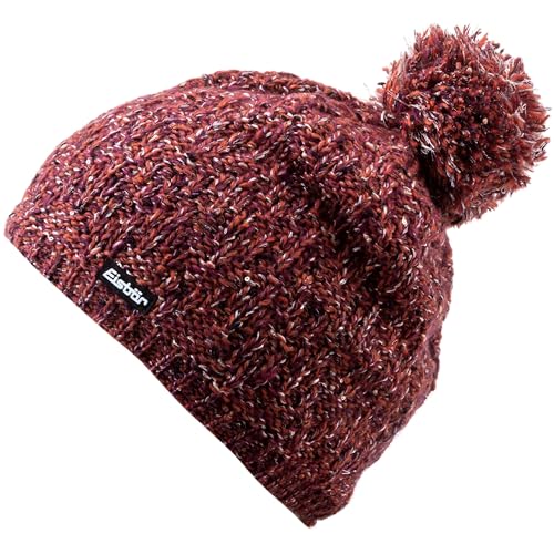 Eisbär Damen, Herren Beanie Tilia Pompon roteffekt Einheitsgröße von Eisbär