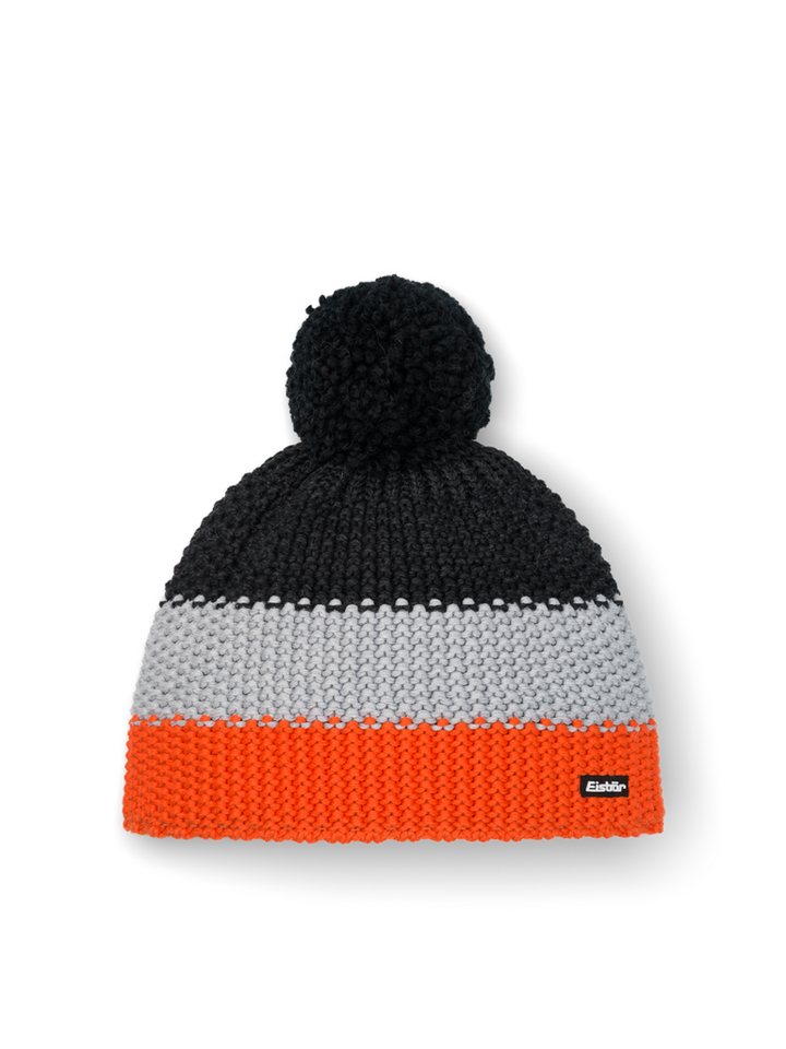 Eisbär Fleecemütze STAR POMPON KIDS dark orange von Eisbär