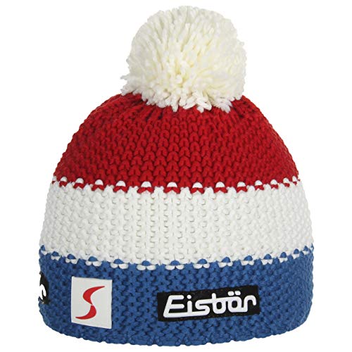 Eisbär Frankreich Pudelmütze Ski-Mütze (One Size - weiß) von Eisbär