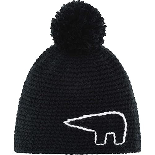 Eisbär Jay Pompon MÜ schwarz/Stick: White von Eisbär