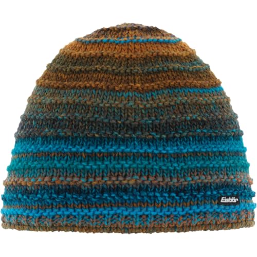 Eisbär Mütze Herren & Damen Mikata Braun - Unisex mit Fleece Futter schützt vor Kälte und Wind - kuschelig weiche Strickmütze Beanie Haube aus Österreich von Eisbär