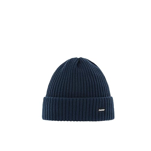 Eisbär Mütze Herren & Damen RIPP 2.0 Blau - Urbane Beanie Unisex Klassische Strickmütze mit Umschlag weich warm Wintermütze Bequeme Haube aus Österreich von Eisbär