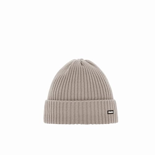 Eisbär Mütze Herren & Damen RIPP Grau - Urbane Beanie Unisex Klassische Strickmütze mit Umschlag weich warm Wintermütze Bequeme Haube aus Österreich von Eisbär