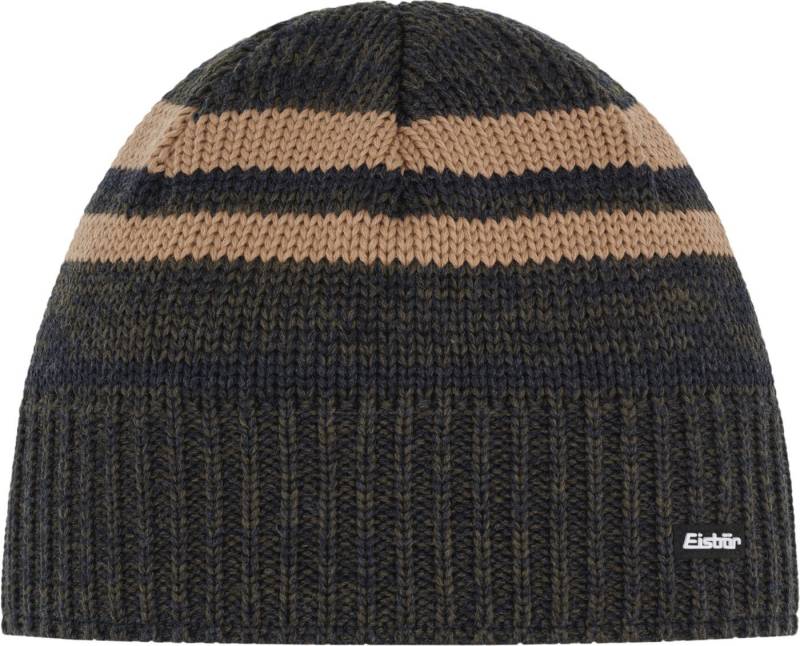 Eisbär Mütze & Schal LUAN OUTDOORGREEN-GRAFIT-GRAFIT-CAP von Eisbär