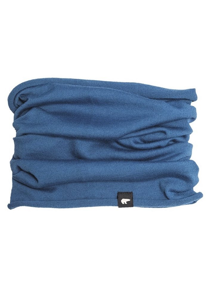 Eisbär Multifunktionstuch Pulse Merinowolle blau Herren von Eisbär