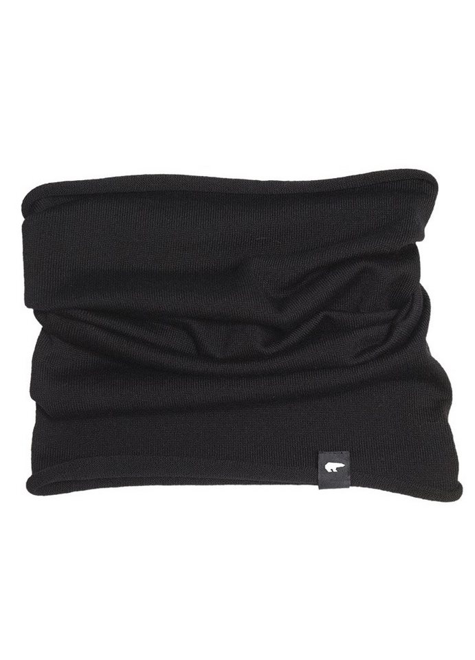 Eisbär Multifunktionstuch Pulse Merinowolle schwarz Herren von Eisbär