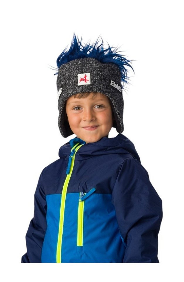 Eisbär Ohrenmütze Wintermütze (Ohrenmütze) Penny SA Kinder - graphitgrau/blau - 1 Stück von Eisbär