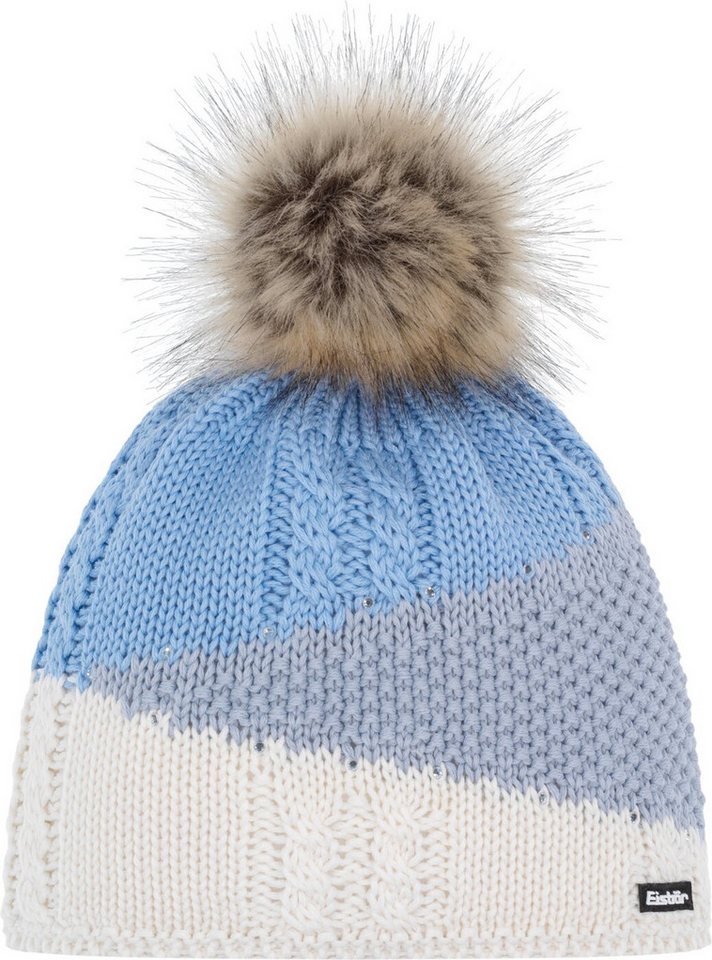 Eisbär Skimütze EDEN LUX CRYSTAL hellgrau-dark cobalt-white/h.g von Eisbär