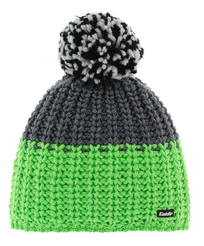 Eisbär Skimütze Refocus Pompon MÜ 959 light green-anthrazit von Eisbär