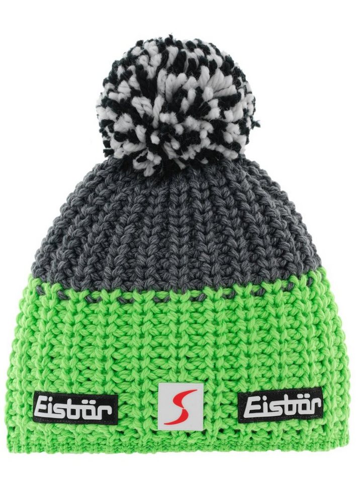 Eisbär Skimütze Refocus Pompon MÜ SP 959 light green-anthrazit von Eisbär