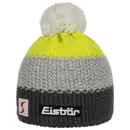 Eisbär Star Pompon Mütze SP Kids anthrazit-h.graumeli-li.Yellow von Eisbär