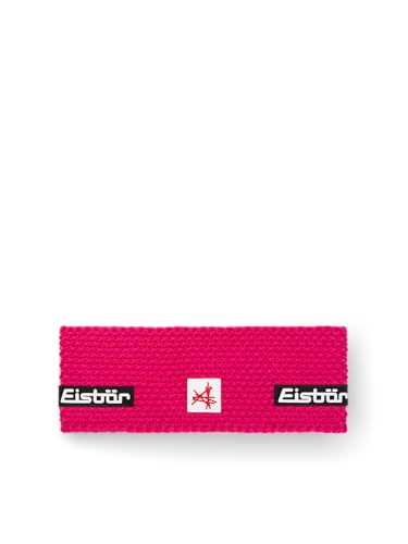 Eisbär Stirnband Damen & Herren Jamie Ski Austria Pink - Merino Headband Unisex - Haarband mit Fleece schützt vor Kälte und Wind - Haube weich warm atmungsaktiv aus Österreich von Eisbär